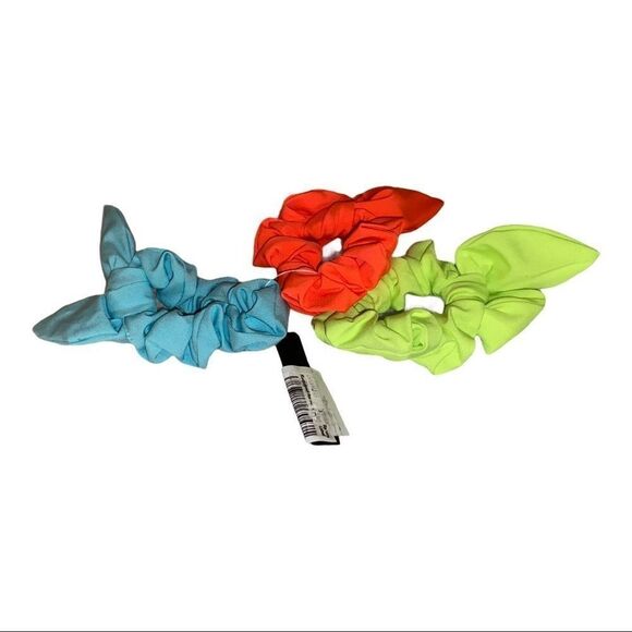 Aqua Other - Aqua Girl’s Set of Three Colorful Hair Scrunchies